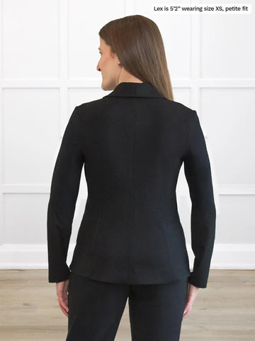 Avesta soft stretchy petite blazer Sustainable Clothing Canada | Miik