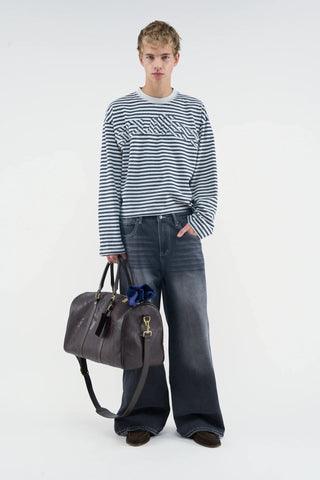 Raw Striped Navy Longsleeve