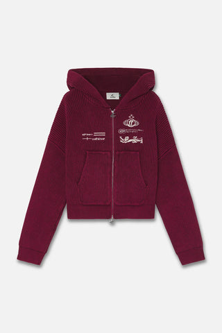 Mayor Orange Knit Zipper