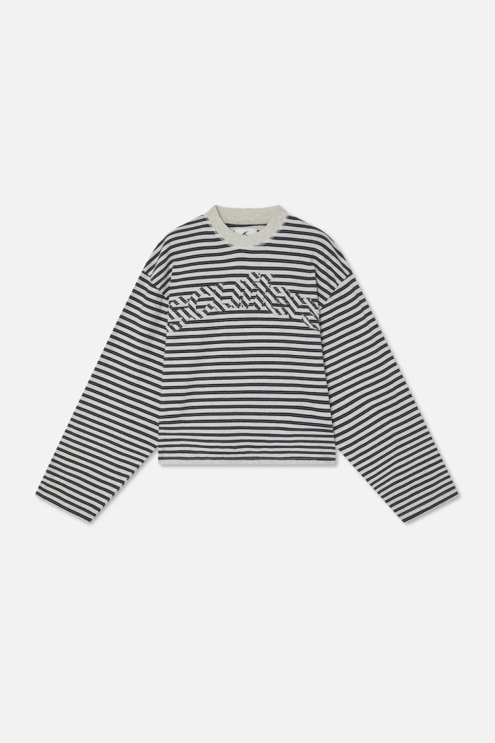Raw Striped Navy Longsleeve
