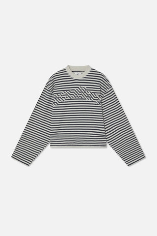 Raw Striped Navy Longsleeve