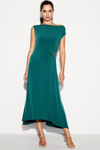 The Occasion by Old Navy Twist-Front Jersey Midi Dress