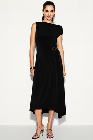 The Occasion by Old Navy Twist-Front Jersey Midi Dress