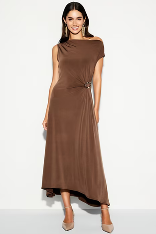 The Occasion by Old Navy Twist-Front Jersey Midi Dress