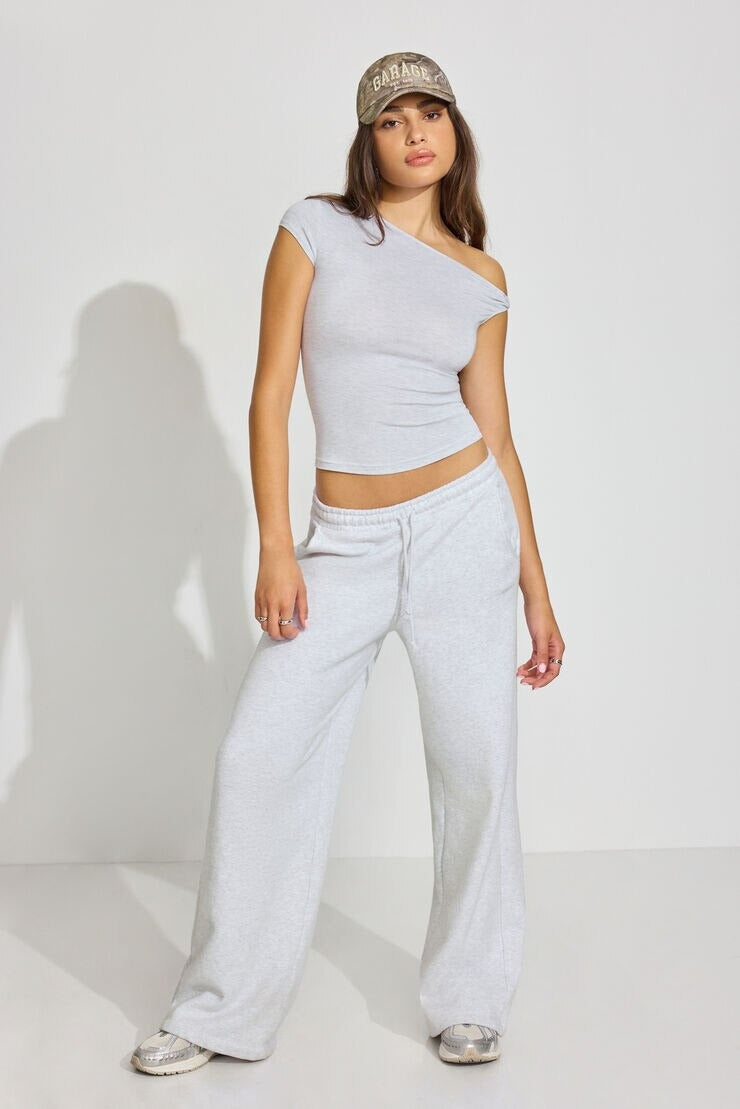 Asymmetric Twisted Short Sleeve Top